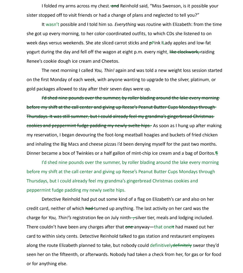 You Thin! Sample Line Edit Page 3